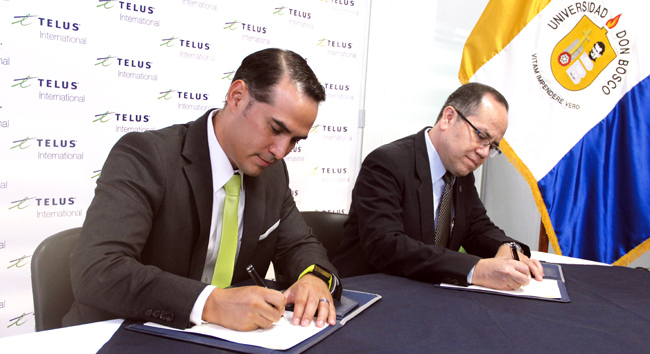 UDB y TELUS International impulsar&aacute;n la formaci&oacute;n a nivel de postgrado