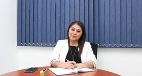 Tania Rivas, graduada de Administraci&oacute;n de Empresas