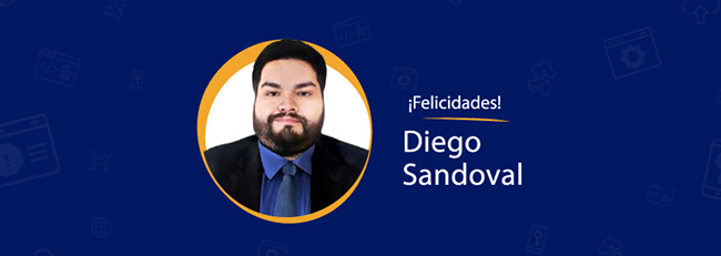 Alumno fue premiado como estudiante destacado de la iniciativa Habilidades en la Nube para El Salvador