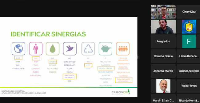 Graduado en Gestión de Energías Renovables presentó conferencia sobre los beneficios de la Certificación LEED en la industria constructora