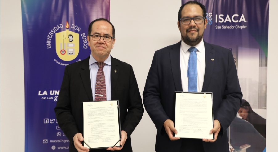 Convenio entre UDB e ISACA beneficiará a miembros de la Comunidad Educativa