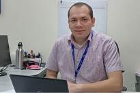 Manuel Colato graduado en Contaduría Pública de la Universidad Don Bosco