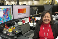 Claudia García ex-alumna de Ingeniería en Electrónica