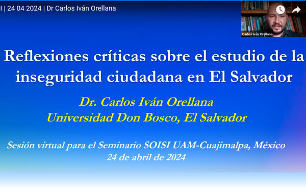 Director de los posgrados en Ciencias Sociales dicta conferencia para la UAM de México