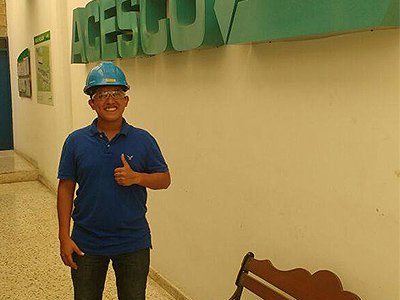 Marvin López realizó intercambio académico en Colombia