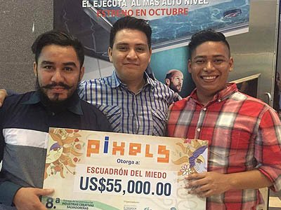 Ganadores premio PIXELS PRO ANIMACION