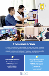 Flyer Licenciatura en Ciencias de la Comunicación