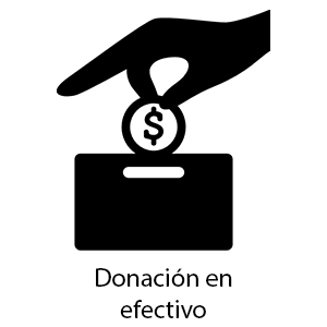 Donación en efectivo