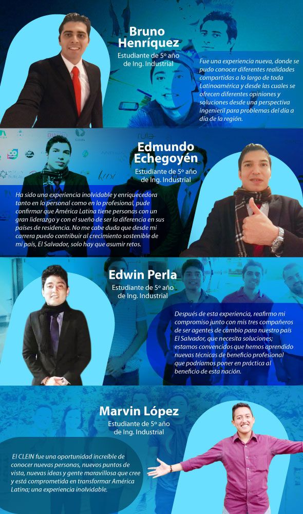 Estudiantes salvadoreños destacan en CLEIN Colombia 2016