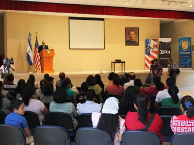 Palabras del rector de la Universidad Don Bosco durante la presentaci?n del programa Formarte JÃ???Ã??Ã?Â³ven