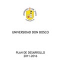 Plan de Desarrollo 2011-2016
