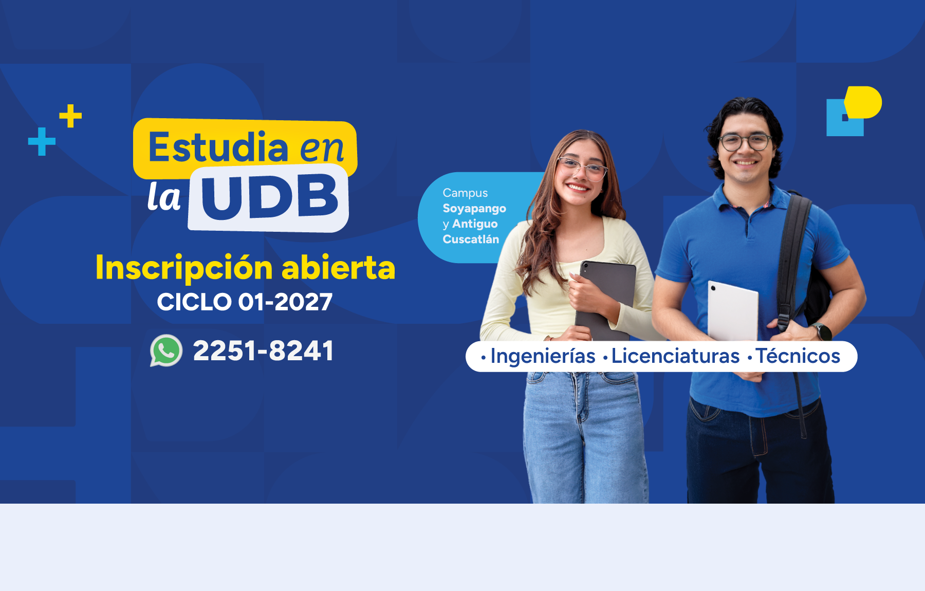 Inscripción abierta Ciclo I - 2027 [Desktop]