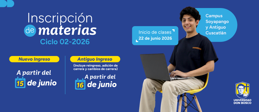 Inscripción de materias Ciclo 02 - 2026 [Desktop]