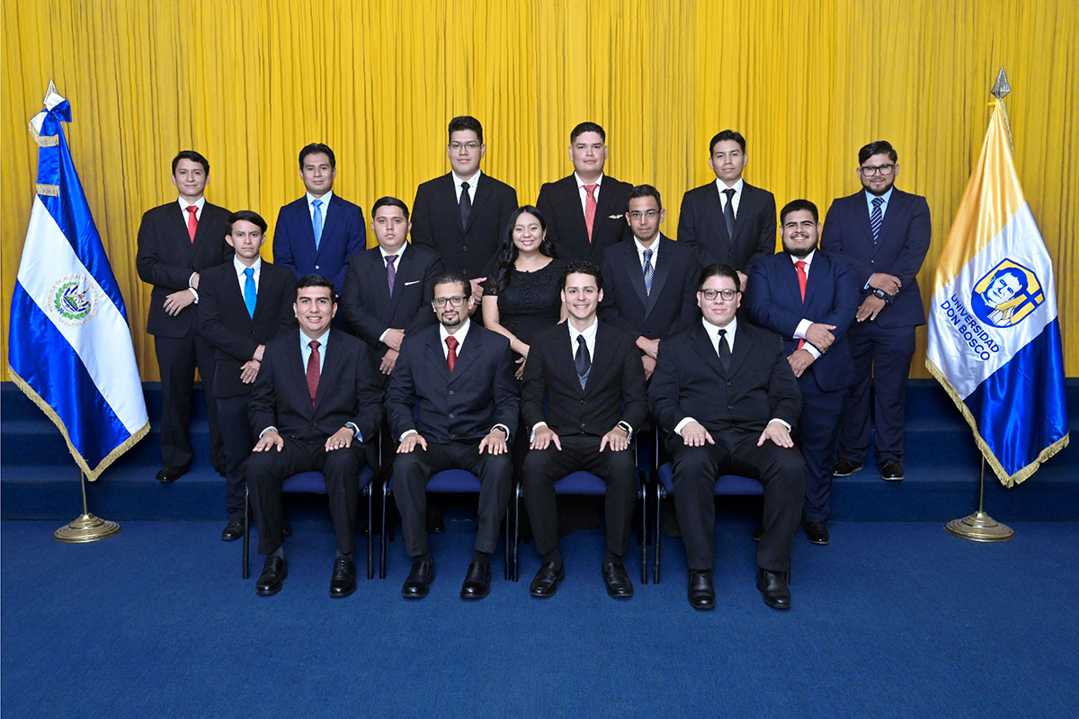 GRADUADOS DE LA UNIVERSIDAD DON BOSCO NOVIEMBRE-2025 DE LA FACULTAD DE INGENIERÍA.
EN LAS ESPECIALIDADES DE INGENIERÍA ELÉCTRICA E INGENIERÍA MECÁNICA