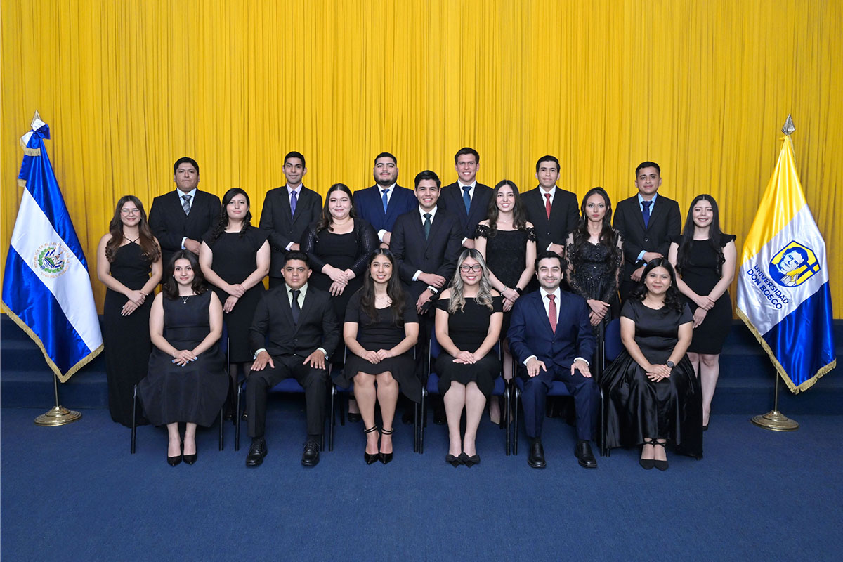 GRADUADOS DE LA UNIVERSIDAD DON BOSCO NOVIEMBRE-2025 DE LA FACULTAD DE INGENIERÍA.
EN LA ESPECIALIDAD DE INGENIERÍA BIOMÉDICA