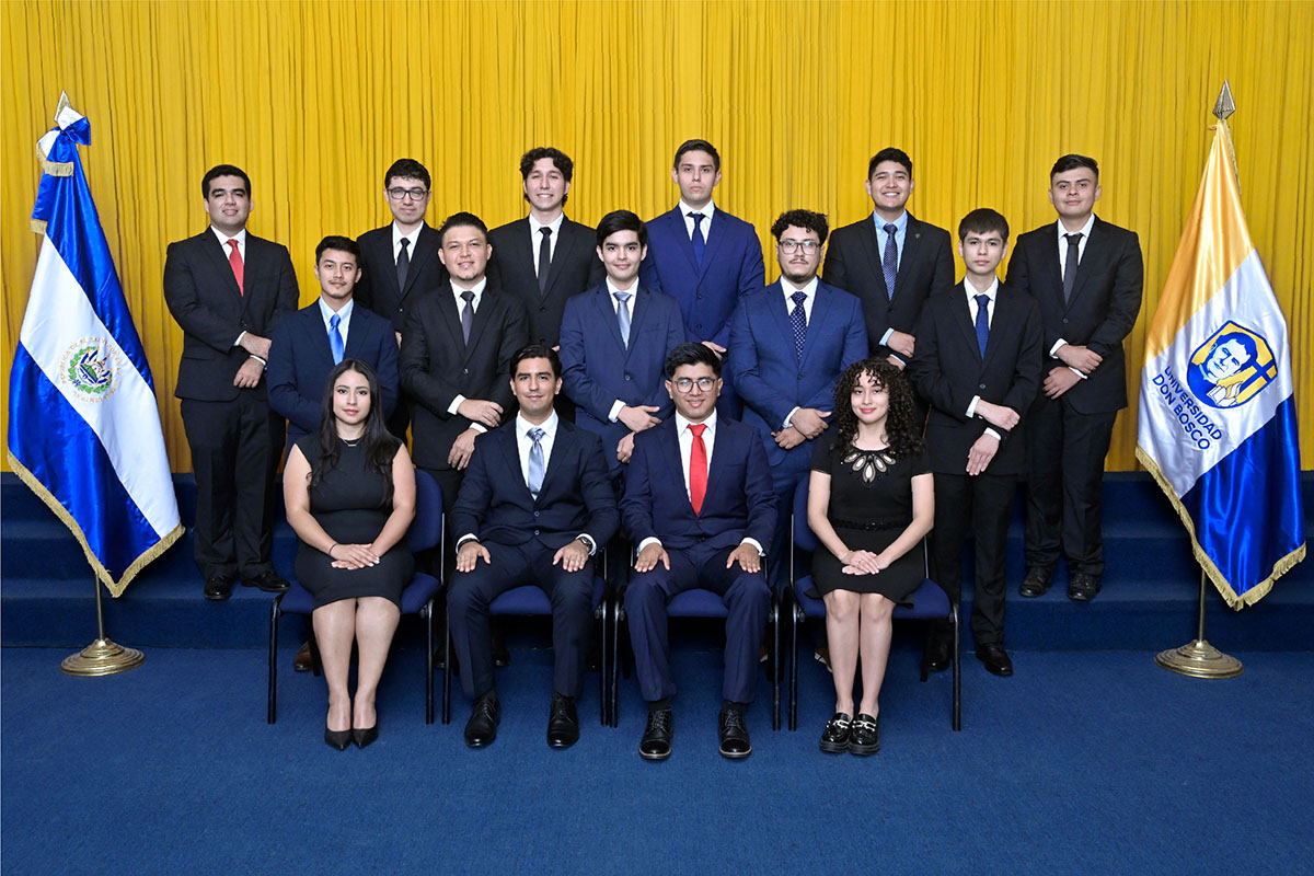 GRADUADOS DE LA UNIVERSIDAD DON BOSCO NOVIEMBRE-2025 DE LA FACULTAD DE INGENIERÍA.
EN LA ESPECIALIDAD DE INGENIERÍA MECATRÓNICA