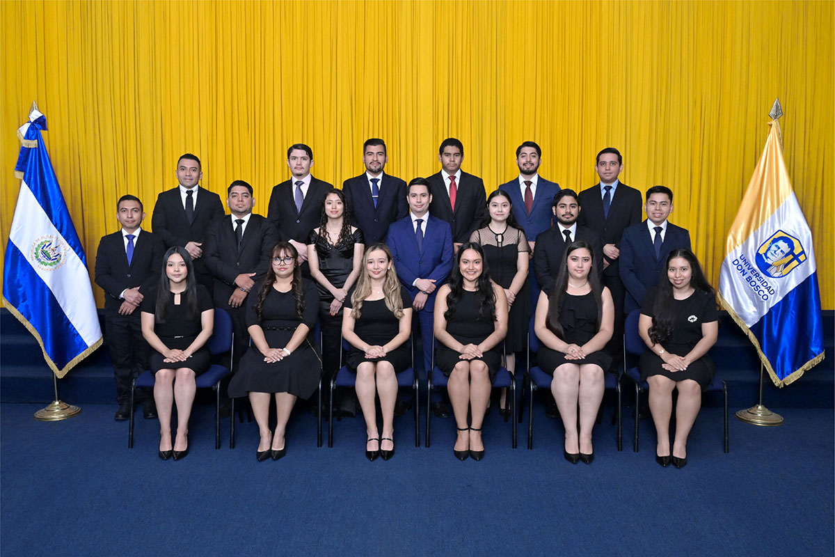 GRADUADOS DE LA UNIVERSIDAD DON BOSCO NOVIEMBRE-2025 DE LA FACULTAD DE CIENCIAS ECONÓMICAS.
EN LA ESPECIALIDAD DE LICENCIATURA EN CONTADURÍA PÚBLICA
