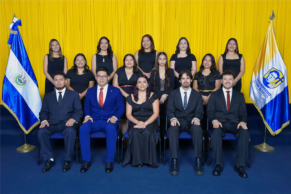 GRADUADOS DE LA UNIVERSIDAD DON BOSCO NOVIEMBRE-2025 DE LA FACULTAD DE CIENCIAS Y HUMANIDADES.
EN LA ESPECIALIDAD DE LICENCIATURA EN DISEÑO INDUSTRIAL Y DE PRODUCTOS