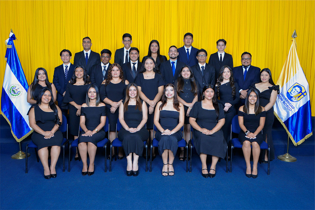 GRADUADOS DE LA UNIVERSIDAD DON BOSCO NOVIEMBRE-2025 DE LA FACULTAD DE CIENCIAS Y HUMANIDADES.
EN LA ESPECIALIDAD DE LICENCIATURA EN CIENCIAS DE LA COMUNICACIÓN