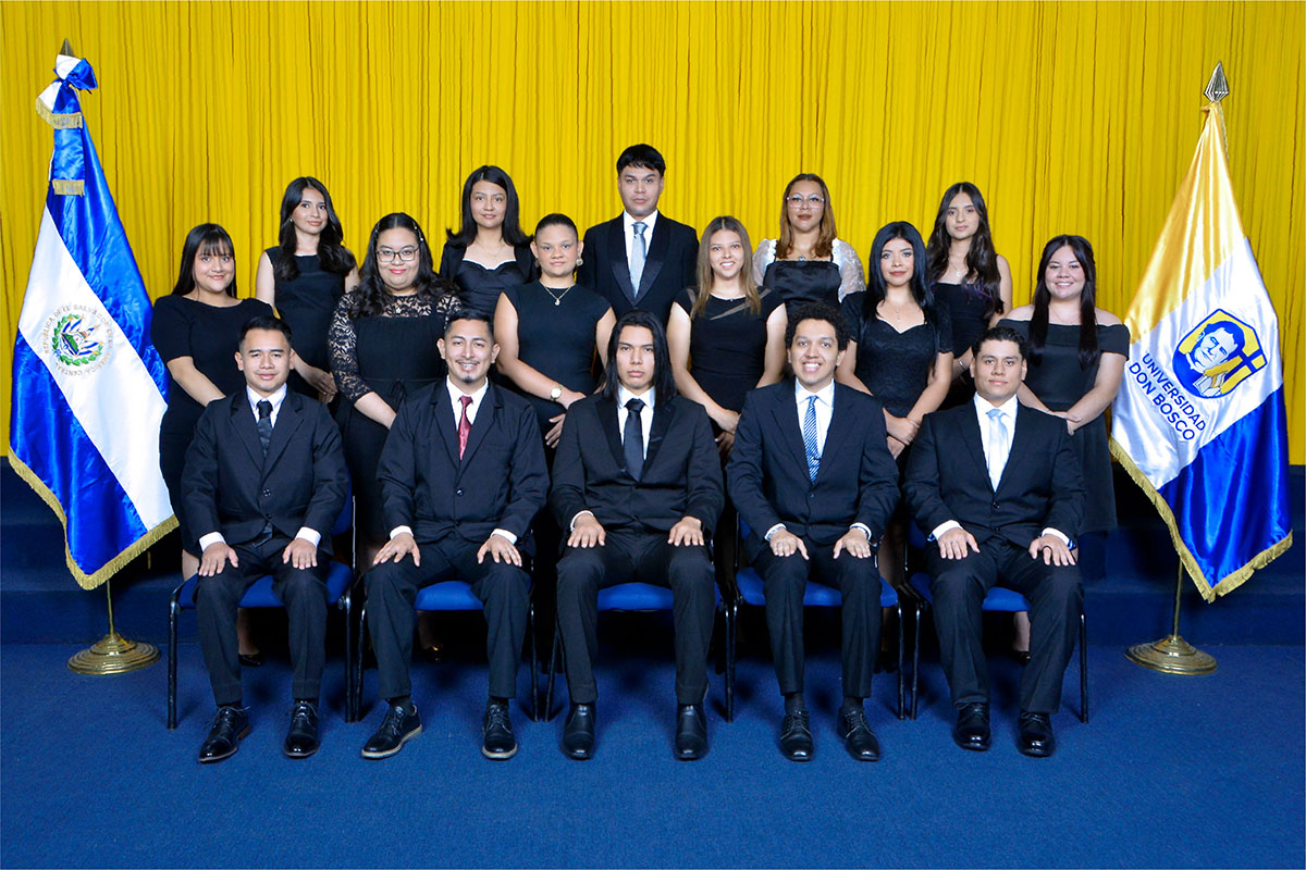 GRADUADOS DE LA UNIVERSIDAD DON BOSCO NOVIEMBRE-2025 DE LA FACULTAD DE CIENCIAS Y HUMANIDADES.
EN LA ESPECIALIDAD DE LICENCIATURA EN IDIOMAS CON ESPECIALIDAD EN TURISMO