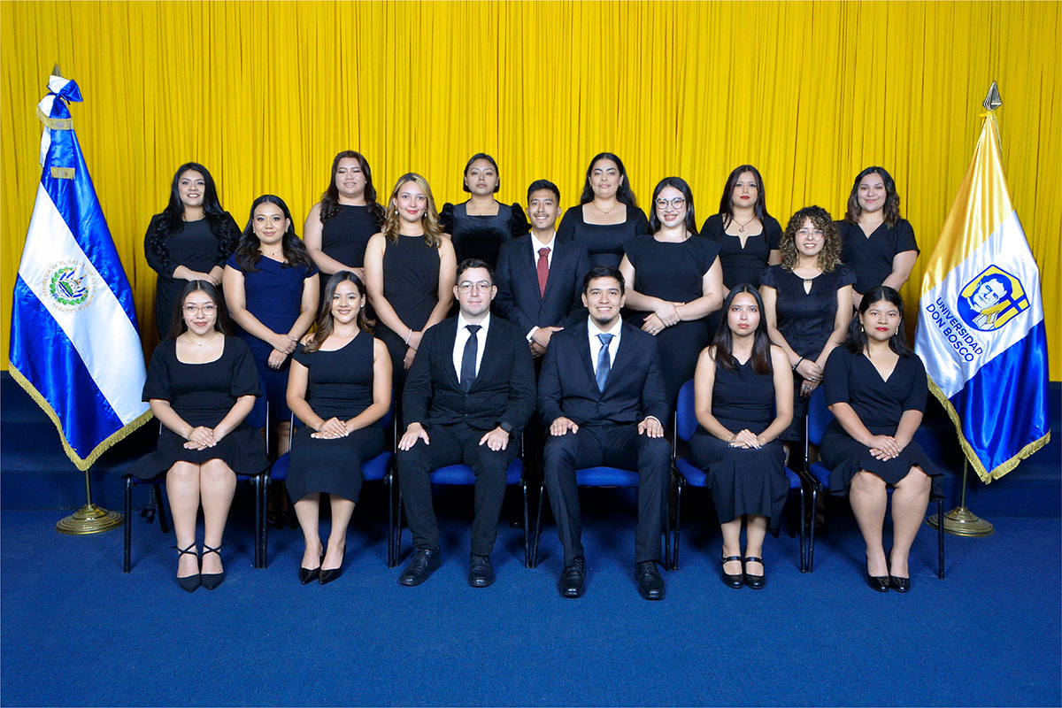 GRADUADOS DE LA UNIVERSIDAD DON BOSCO NOVIEMBRE-2025 DE LA FACULTAD DE CIENCIAS Y HUMANIDADES.
EN LA ESPECIALIDAD DE LICENCIATURA EN IDIOMAS CON ESPECIALIDAD EN TURISMO