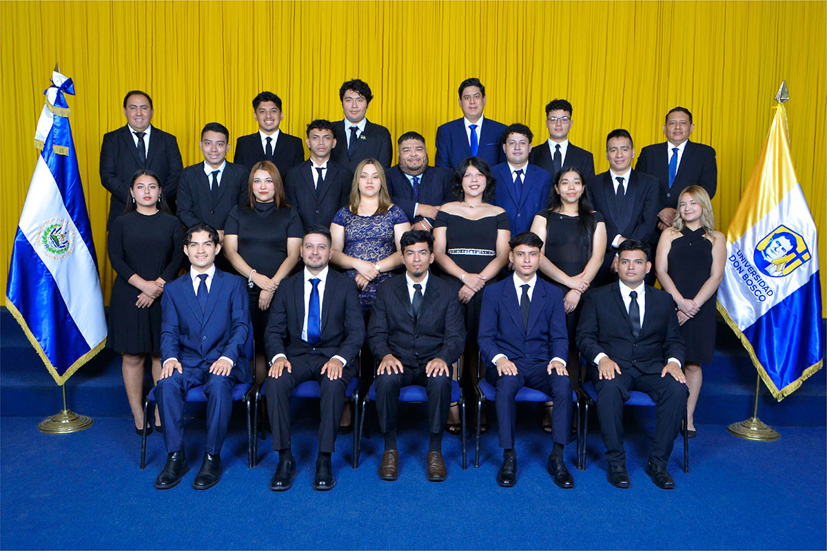 GRADUADOS DE LA UNIVERSIDAD DON BOSCO NOVIEMBRE-2025 DE LA FACULTAD DE CIENCIAS Y HUMANIDADES.
EN LA ESPECIALIDAD DE TÉCNICO EN MULTIMEDIA