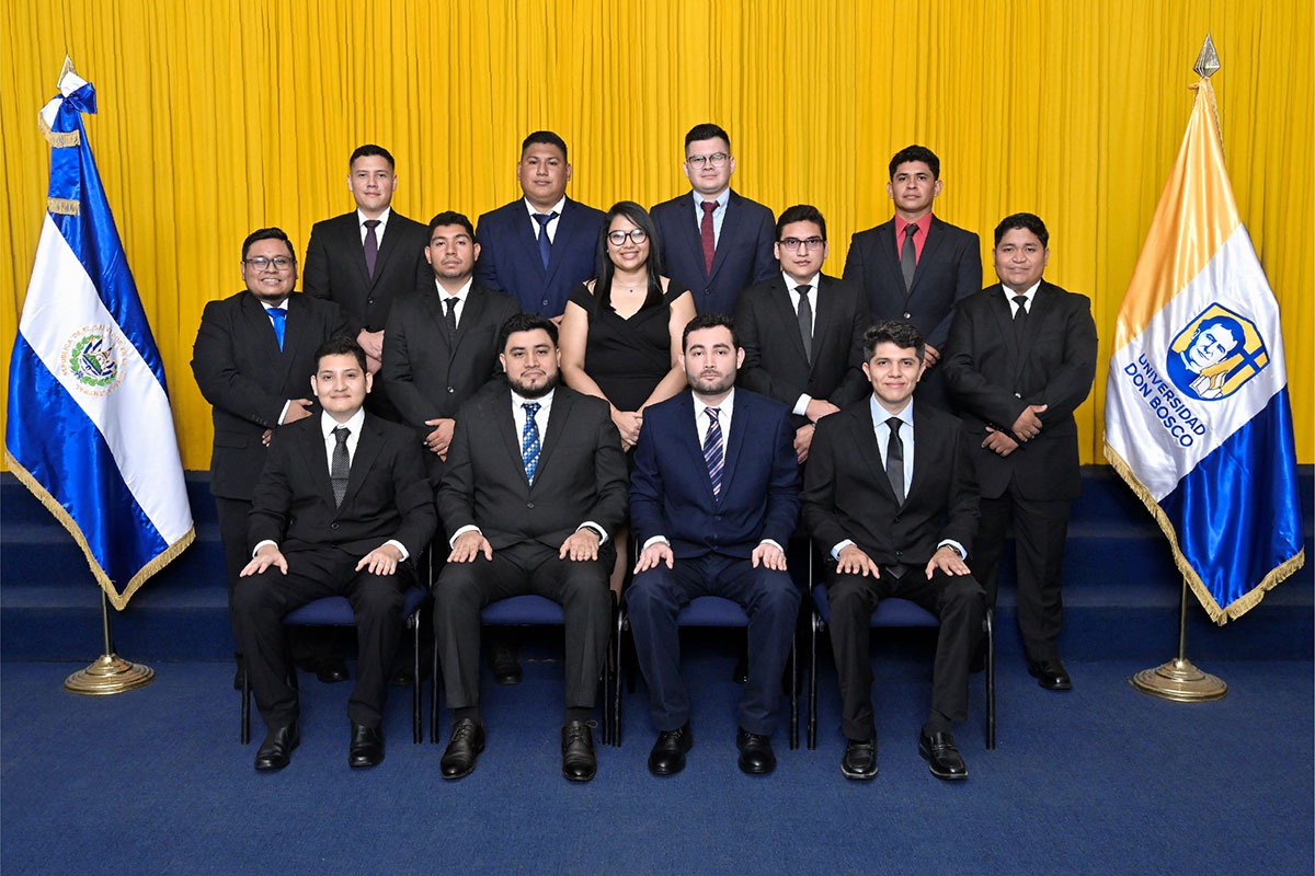 GRADUADOS DE LA UNIVERSIDAD DON BOSCO NOVIEMBRE-2025 DE LA FACULTAD DE INGENIERÍA.
EN LAS ESPECIALIDADES DE INGENIERÍA EN TELECOMUNICACIONES, INGENIERÍA EN TELECOMUNICACIONES Y REDES, INGENIERÍA EN ELECTRÓNICA Y AUTOMATIZACIÓN E INGENIERÍA ELECTRÓNICA