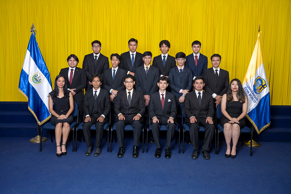 GRADUADOS DE LA UNIVERSIDAD DON BOSCO JUNIO-2026 DE LA FACULTAD DE INGENIERÍA. EN LAS ESPECIALIDADES DE TÉCNICO EN INGENIERÍA ELECTRÓNICA.
