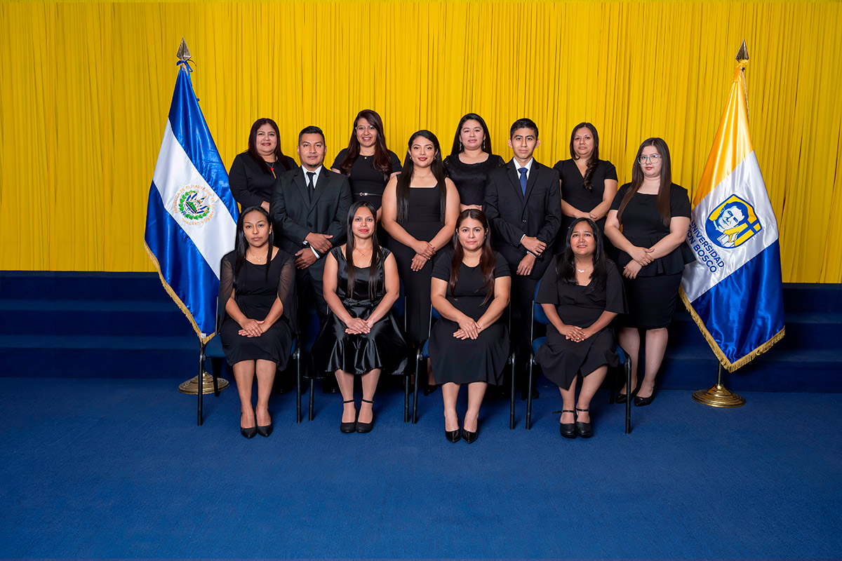 GRADUADOS DE LA UNIVERSIDAD DON BOSCO JUNIO-2026 DE LA DIRECCIÓN DE EDUCACIÓN A DISTANCIA. EN LAS ESPECIALIDADES DE TÉCNICO EN DISEÑO GRÁFICO, TÉCNICO EN ORTESIS Y PRÓTESIS Y TÉCNICO EN CONTROL DE LA CALIDAD.