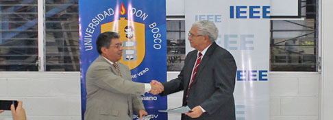 La UDB firma convenio de cooperación con IEEE