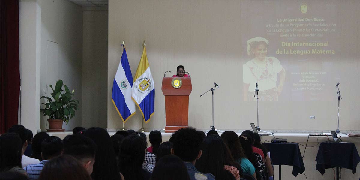 Universidad Don Bosco conmemora Día Internacional de la Lengua Materna 
