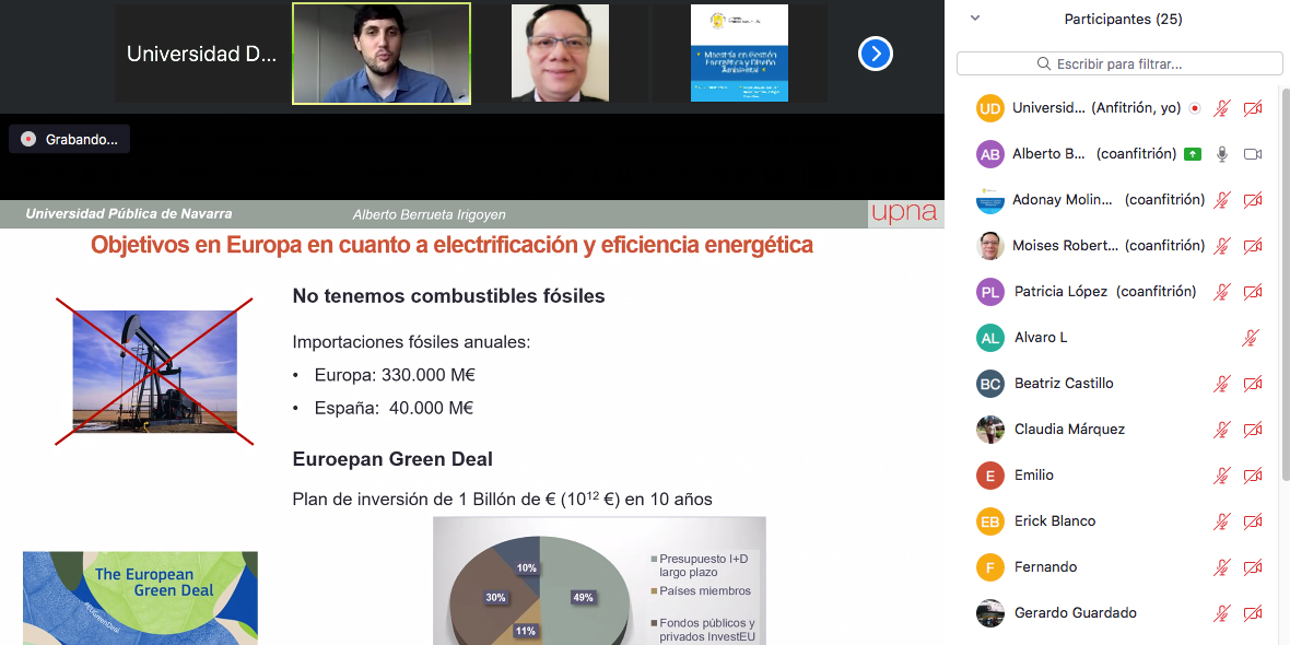 Profesionales del sector energético participaron del webinar El Nuevo Paradigma de las Energías Renovables 