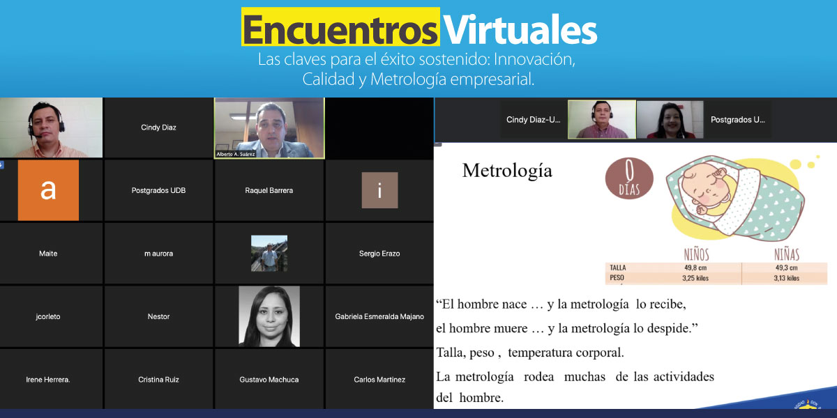 La Maestría en Calidad realiza encuentro virtual sobre innovación, calidad y metrología empresarial 