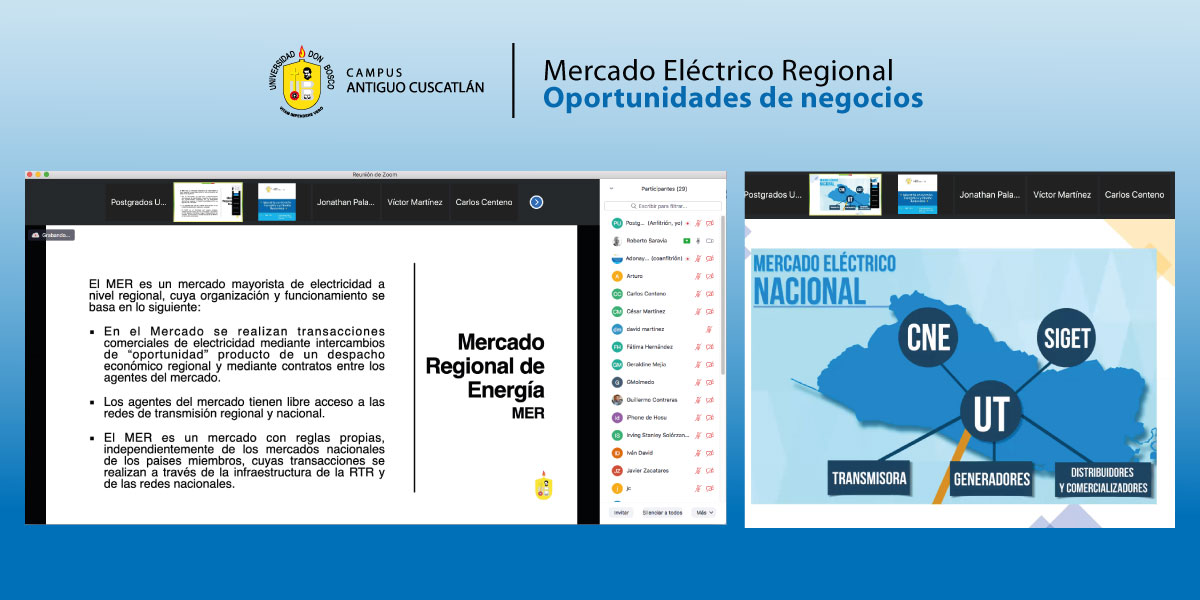 La Maestría en Gestión Energética realiza webinar sobre oportunidades de negocio del mercado energético 