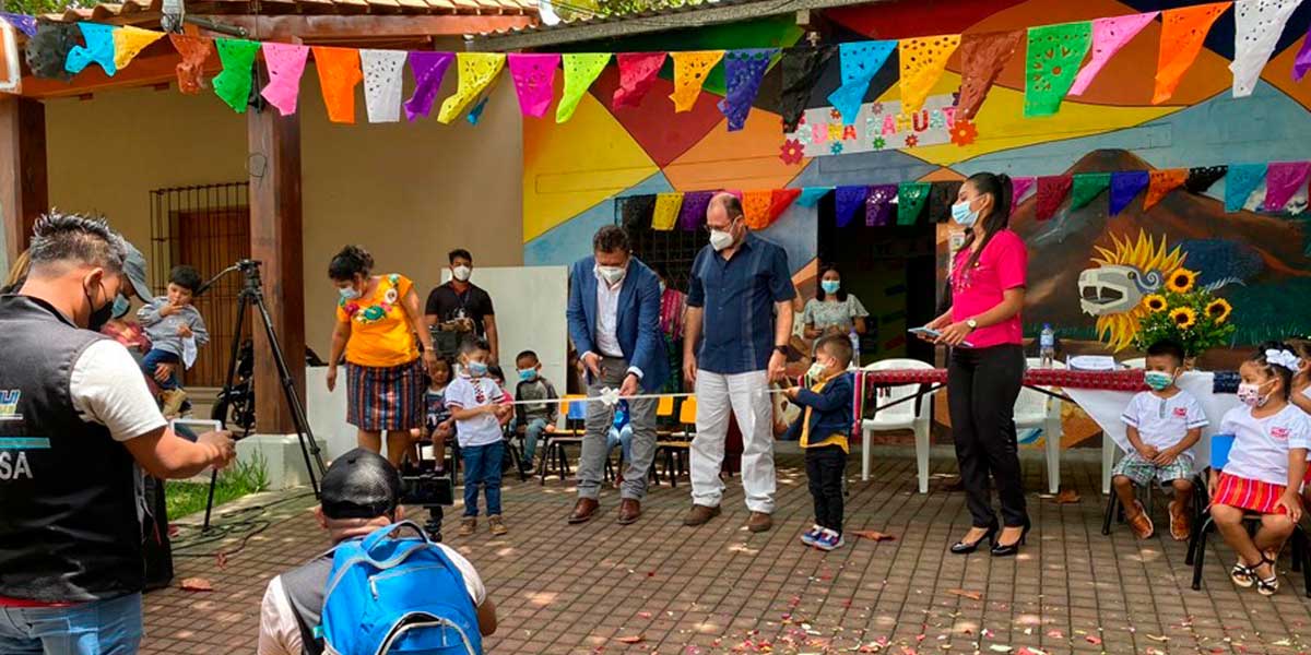Inauguran tercera Cuna Náhuat en el municipio de Santa Catarina Masahuat 