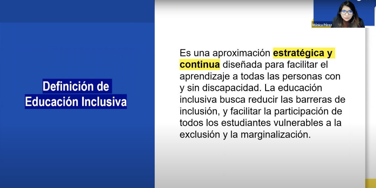 Imparten ponencia sobre inclusión en el aula 