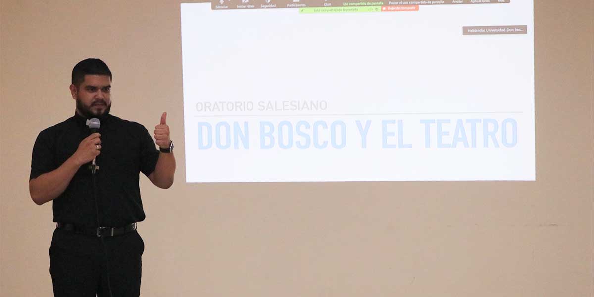 UDB realiza conversatorio sobre el teatro bajo la visión del Sistema Preventivo de San Juan Bosco 