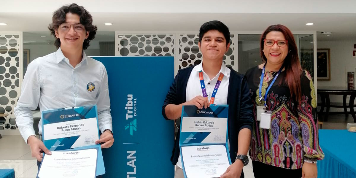 Estudiantes de Ingeniería en Ciencias de la Computación se gradúan del Digital Trainee Program de Banco Cuscatlán 