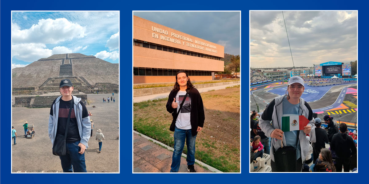 Estudiante de Ingeniería Mecatrónica realizó intercambio en México 