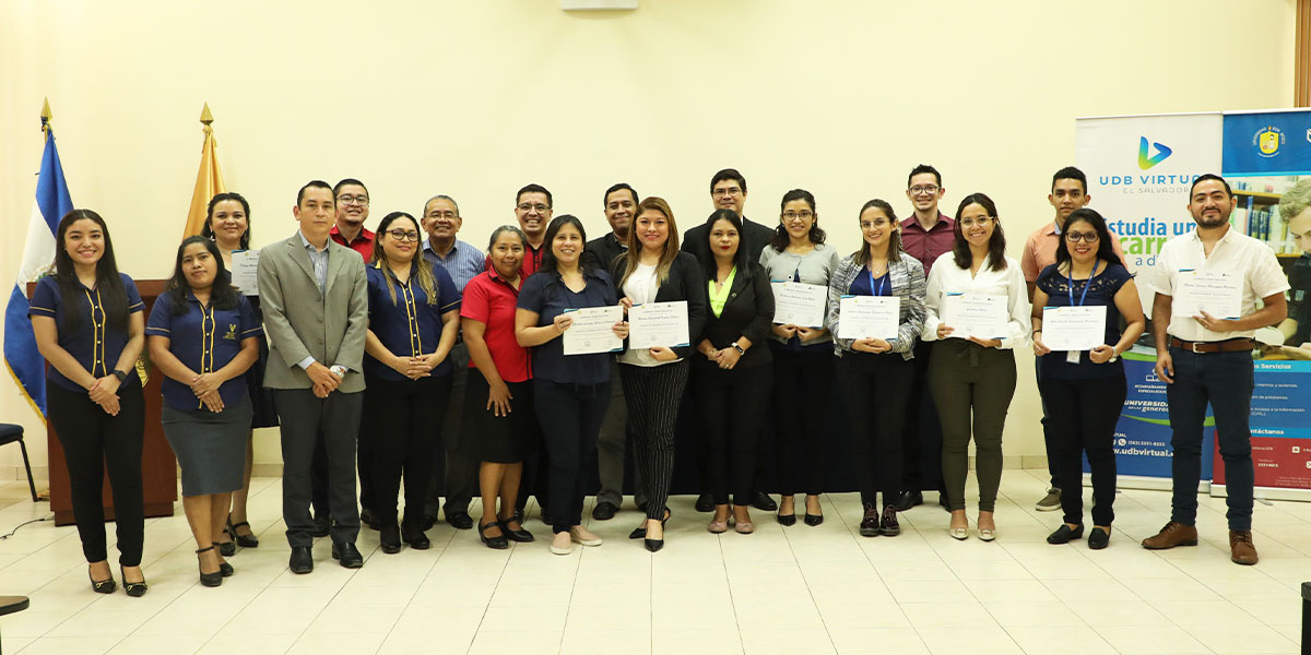 Docentes UDB culminan diplomado en desarrollo de habilidades informacionales DHI 