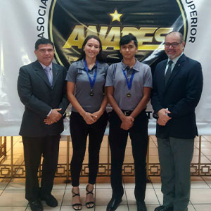Estudiantes de la UDB son nombrados “estudiantes deportistas destacados” por la Asociación Nacional Deportiva de Educación Superior ANADES 