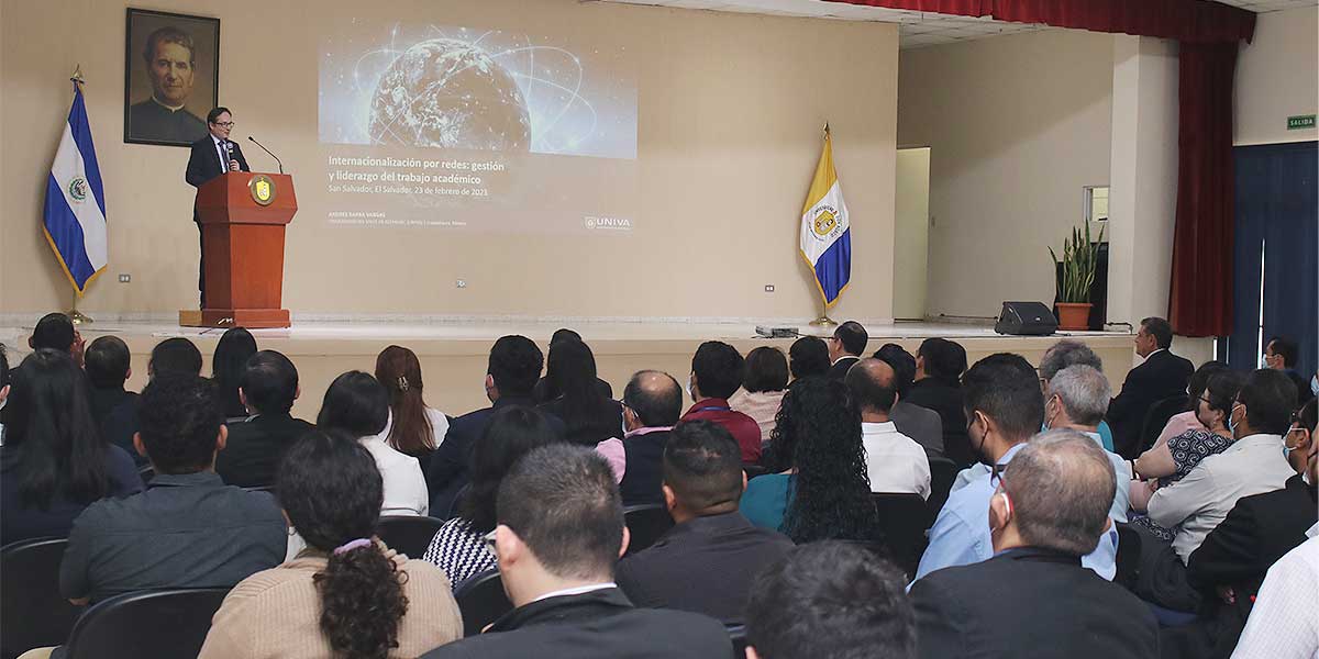 Universidad Don Bosco apertura año académico 2023 con lección inaugural dedicada a la Internacionalización por medio de redes académicas 