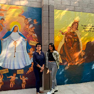 Departamento de Arte y Cultura entrega murales artísticos a Complejo Educativo Católico El Carmelo 