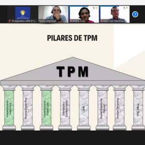 Maestría en Mantenimiento Industrial de la UDB imparte master class sobre los beneficios y retos del TPM 