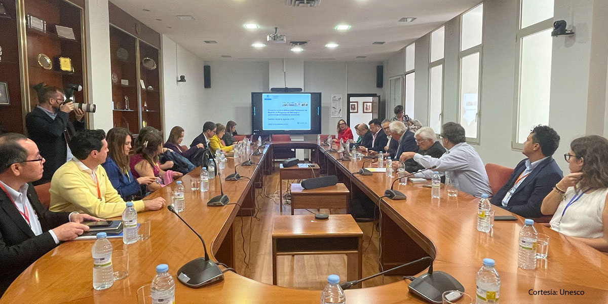 Rector UDB participa en encuentro de rectores para promover universidades sostenibles 