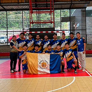Selección de fútbol sala masculino logra campeonato de la Liga ANADES 