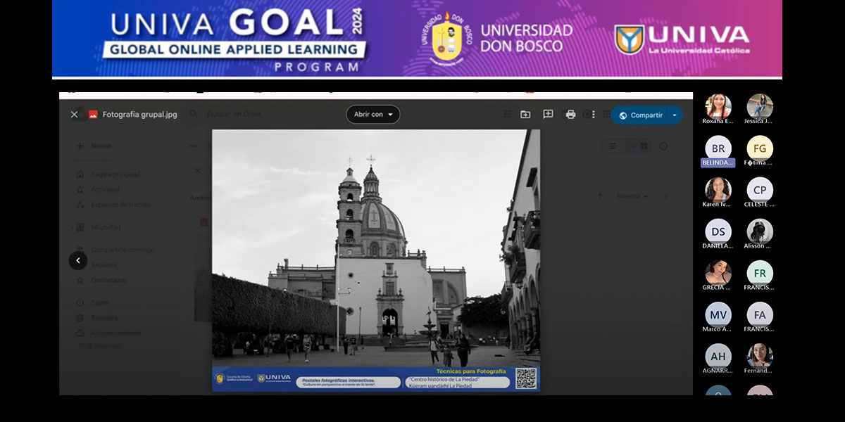 Escuela de Diseño Gráfico e Industrial participan en programa internacional UNIVA GOAL 