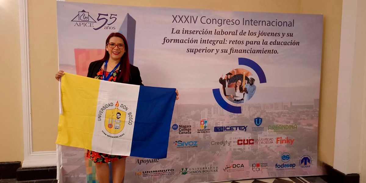 Colaboradora de la UDB participa en congreso sobre empleabilidad en Colombia 
