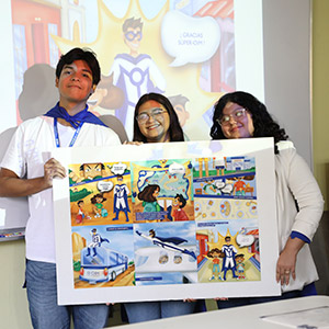 Estudiantes de la Licenciatura y Técnico en Diseño Gráfico desarrollaron proyecto sobre Migración y Derechos Humanos con OIM 