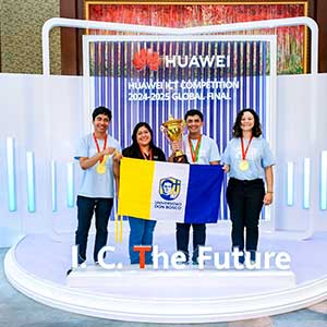 Estudiantes de la Universidad Don Bosco ganan 2° lugar en competencia mundial de Huawei con proyecto ambiental 